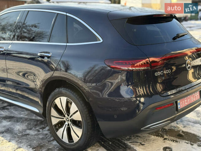 Синій Мерседес EQC, об'ємом двигуна 0 л та пробігом 51 тис. км за 37000 $, фото 13 на Automoto.ua
