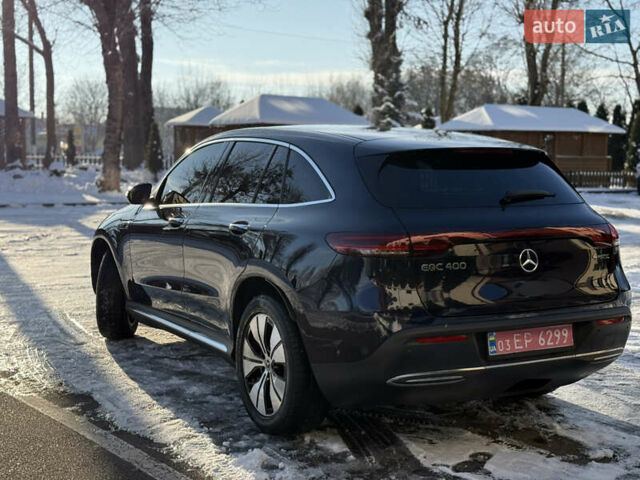 Синій Мерседес EQC, об'ємом двигуна 0 л та пробігом 51 тис. км за 37000 $, фото 17 на Automoto.ua