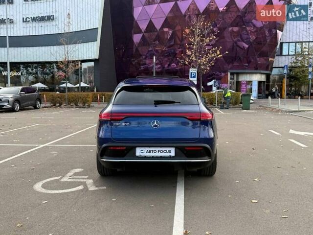 Синий Мерседес EQC, объемом двигателя 0 л и пробегом 40 тыс. км за 37990 $, фото 5 на Automoto.ua