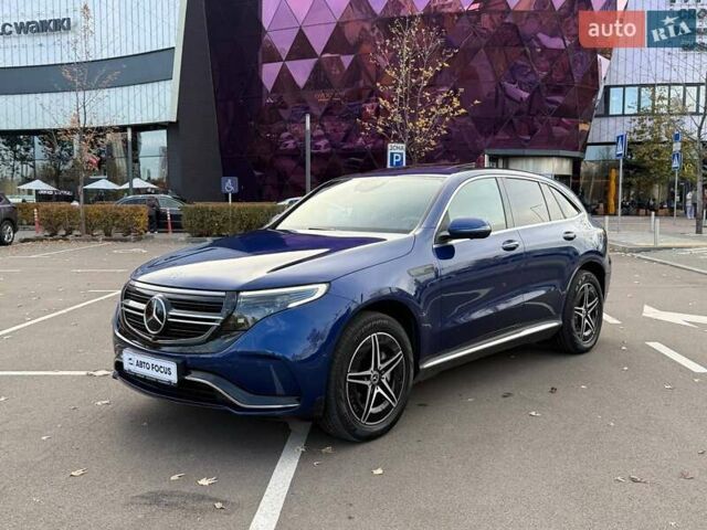 Синий Мерседес EQC, объемом двигателя 0 л и пробегом 40 тыс. км за 37990 $, фото 3 на Automoto.ua