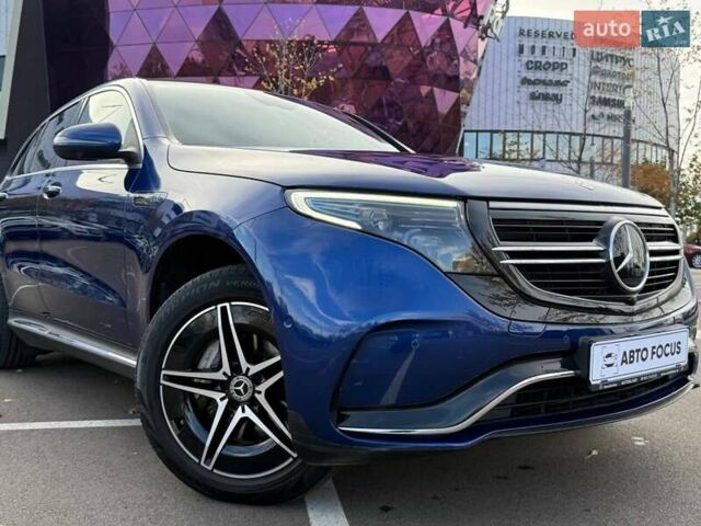 Синий Мерседес EQC, объемом двигателя 0 л и пробегом 40 тыс. км за 37990 $, фото 1 на Automoto.ua