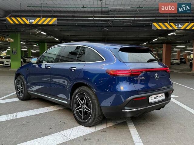 Синий Мерседес EQC, объемом двигателя 0 л и пробегом 38 тыс. км за 38490 $, фото 4 на Automoto.ua