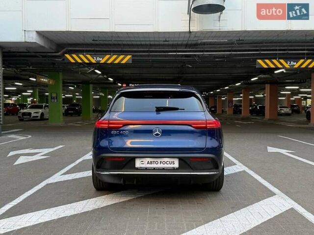 Синий Мерседес EQC, объемом двигателя 0 л и пробегом 38 тыс. км за 38490 $, фото 5 на Automoto.ua