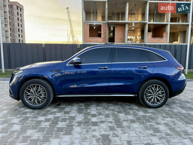 Синий Мерседес EQC, объемом двигателя 0 л и пробегом 119 тыс. км за 34900 $, фото 1 на Automoto.ua