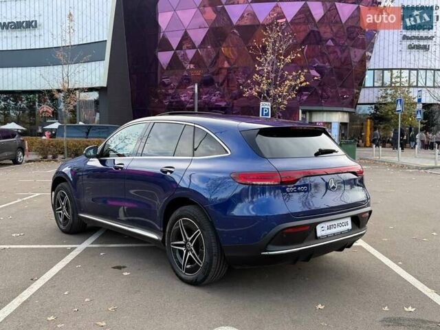 Синий Мерседес EQC, объемом двигателя 0 л и пробегом 40 тыс. км за 37990 $, фото 4 на Automoto.ua