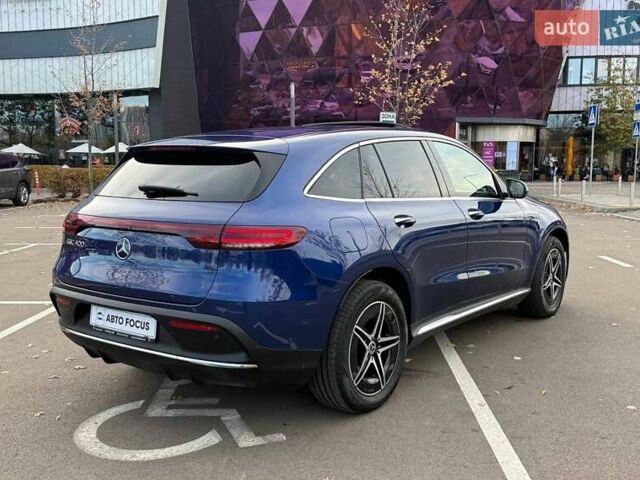 Синий Мерседес EQC, объемом двигателя 0 л и пробегом 40 тыс. км за 37990 $, фото 6 на Automoto.ua