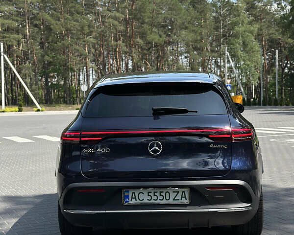 Синий Мерседес EQC, объемом двигателя 0 л и пробегом 95 тыс. км за 34000 $, фото 11 на Automoto.ua