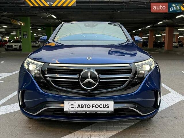 Синий Мерседес EQC, объемом двигателя 0 л и пробегом 38 тыс. км за 38490 $, фото 7 на Automoto.ua