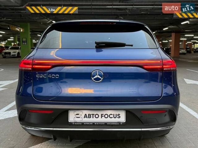 Синий Мерседес EQC, объемом двигателя 0 л и пробегом 38 тыс. км за 38490 $, фото 8 на Automoto.ua
