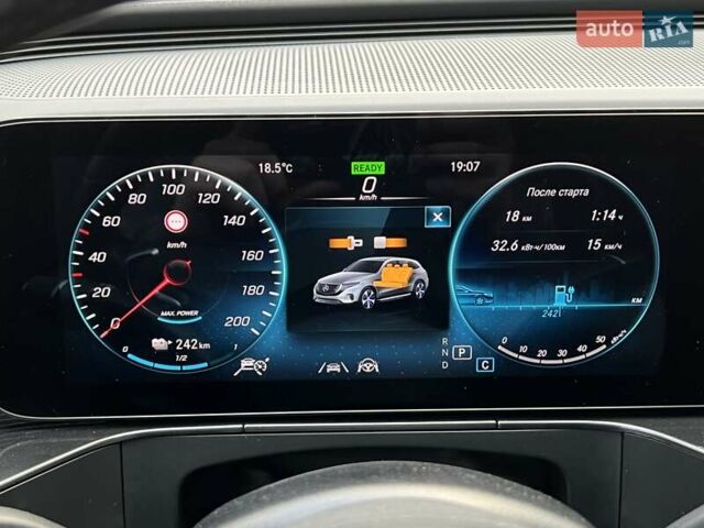 Синій Мерседес EQC, об'ємом двигуна 0 л та пробігом 35 тис. км за 38490 $, фото 14 на Automoto.ua