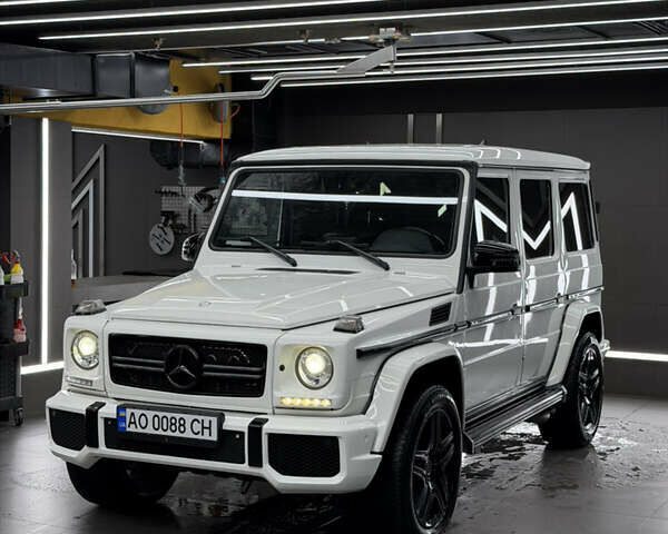 Белый Мерседес Г-Класс, объемом двигателя 5.5 л и пробегом 117 тыс. км за 49800 $, фото 1 на Automoto.ua