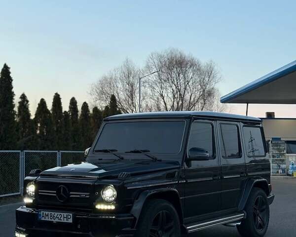 Черный Мерседес Г-Класс, объемом двигателя 5 л и пробегом 188 тыс. км за 25500 $, фото 4 на Automoto.ua