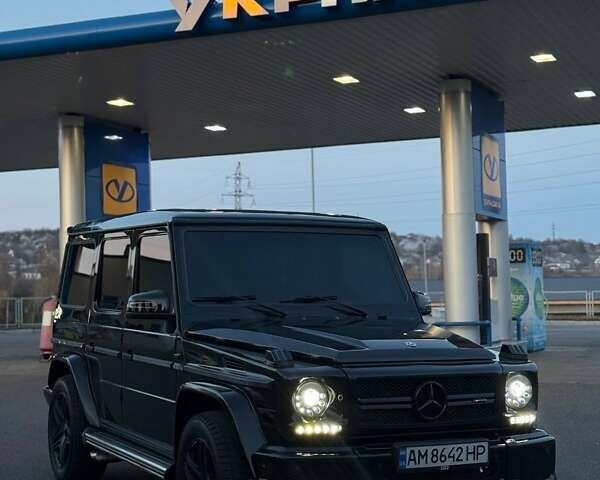 Черный Мерседес Г-Класс, объемом двигателя 5 л и пробегом 188 тыс. км за 25500 $, фото 1 на Automoto.ua