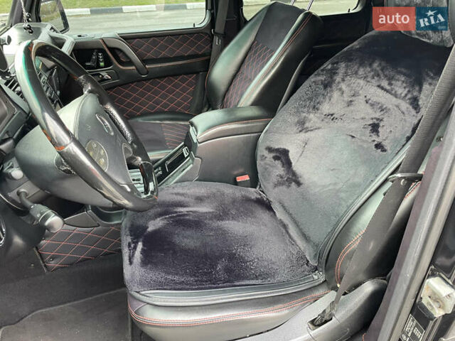 Черный Мерседес Г-Класс, объемом двигателя 5 л и пробегом 205 тыс. км за 22900 $, фото 13 на Automoto.ua