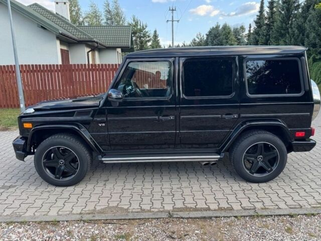 Черный Мерседес Г-Класс, объемом двигателя 5.5 л и пробегом 200 тыс. км за 8500 $, фото 3 на Automoto.ua