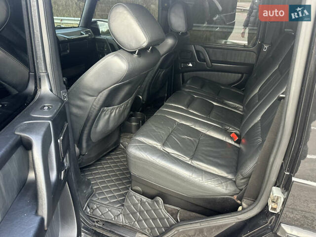 Черный Мерседес Г-Класс, объемом двигателя 5.5 л и пробегом 212 тыс. км за 35000 $, фото 15 на Automoto.ua