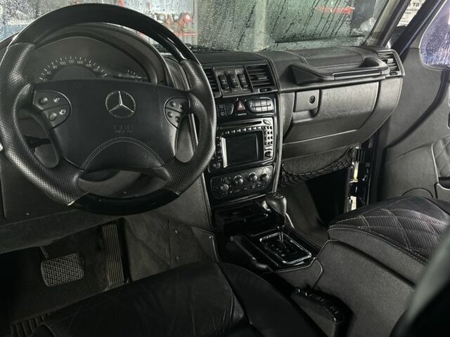 Черный Мерседес Г-Класс, объемом двигателя 5 л и пробегом 140 тыс. км за 13500 $, фото 4 на Automoto.ua