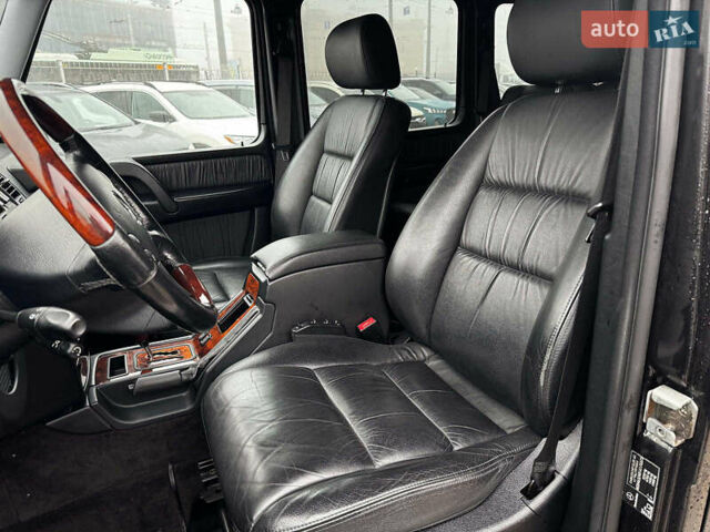 Черный Мерседес Г-Класс, объемом двигателя 5 л и пробегом 98 тыс. км за 31690 $, фото 13 на Automoto.ua