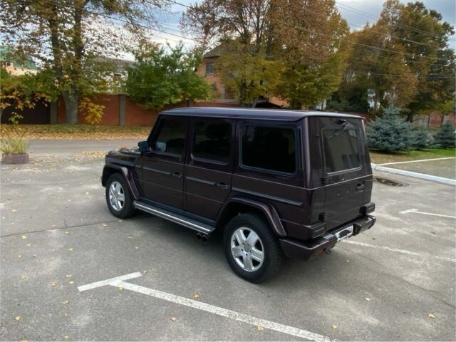 Фиолетовый Мерседес Г-Класс, объемом двигателя 5 л и пробегом 242 тыс. км за 18500 $, фото 7 на Automoto.ua