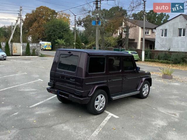 Фиолетовый Мерседес Г-Класс, объемом двигателя 4.97 л и пробегом 269 тыс. км за 18500 $, фото 5 на Automoto.ua