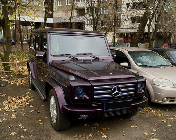Фиолетовый Мерседес Г-Класс, объемом двигателя 4.97 л и пробегом 269 тыс. км за 18500 $, фото 2 на Automoto.ua