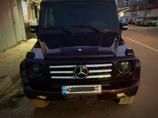 Фиолетовый Мерседес Г-Класс, объемом двигателя 5 л и пробегом 242 тыс. км за 18500 $, фото 3 на Automoto.ua