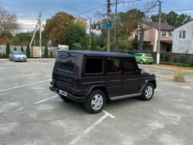 Фиолетовый Мерседес Г-Класс, объемом двигателя 5 л и пробегом 242 тыс. км за 18500 $, фото 6 на Automoto.ua