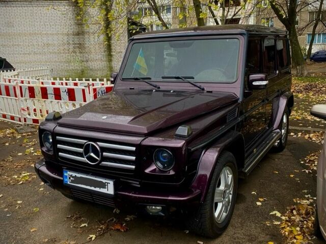 Фиолетовый Мерседес Г-Класс, объемом двигателя 5 л и пробегом 242 тыс. км за 18500 $, фото 1 на Automoto.ua