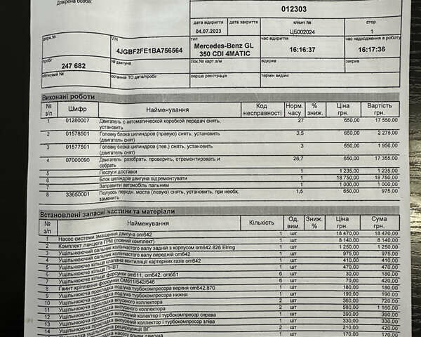 Черный Мерседес ГЛ-класс, объемом двигателя 3 л и пробегом 293 тыс. км за 17900 $, фото 35 на Automoto.ua