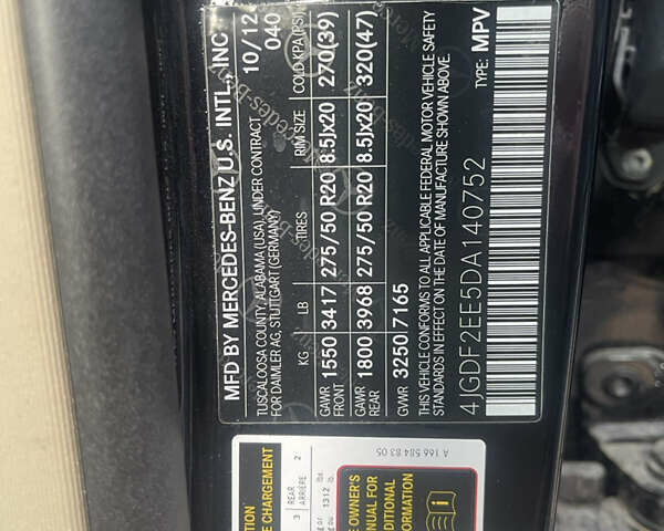 Черный Мерседес ГЛ-класс, объемом двигателя 2.99 л и пробегом 150 тыс. км за 21700 $, фото 31 на Automoto.ua
