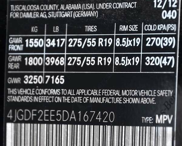 Чорний Мерседес ГЛ-Клас, об'ємом двигуна 3 л та пробігом 240 тис. км за 26999 $, фото 49 на Automoto.ua