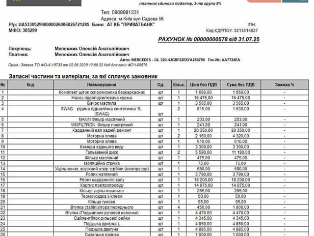 Серый Мерседес ГЛ-класс, объемом двигателя 2.99 л и пробегом 646 тыс. км за 9999 $, фото 44 на Automoto.ua