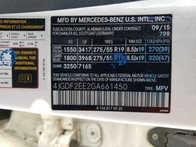 Білий Мерседес GL серия, об'ємом двигуна 3 л та пробігом 112 тис. км за 8500 $, фото 12 на Automoto.ua