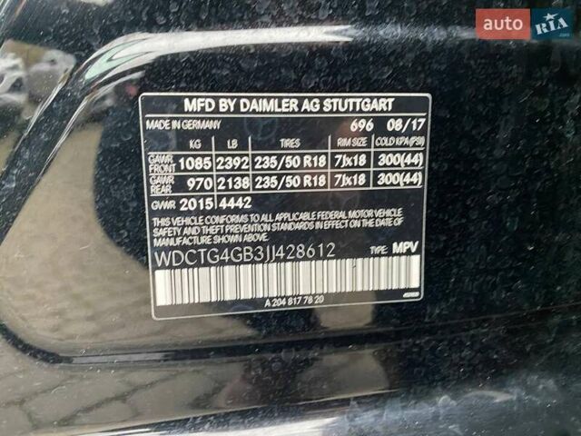 Черный Мерседес ГЛА-Класс, объемом двигателя 1.99 л и пробегом 76 тыс. км за 16500 $, фото 29 на Automoto.ua