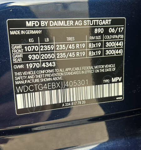 Синий Мерседес ГЛА-Класс, объемом двигателя 2 л и пробегом 143 тыс. км за 16500 $, фото 17 на Automoto.ua