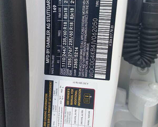 Білий Мерседес ГЛЦ-Клас, об'ємом двигуна 1.99 л та пробігом 103 тис. км за 26400 $, фото 8 на Automoto.ua