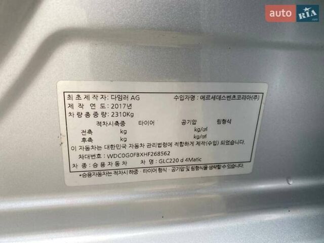 Серый Мерседес ГЛЦ-Класс, объемом двигателя 2.14 л и пробегом 122 тыс. км за 28900 $, фото 29 на Automoto.ua