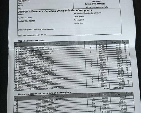 Белый Мерседес ГЛЕ-Класс, объемом двигателя 3 л и пробегом 160 тыс. км за 35500 $, фото 46 на Automoto.ua