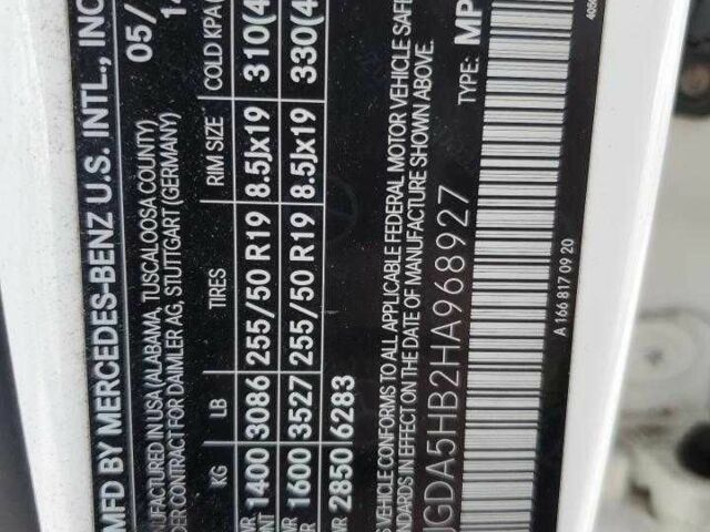 Белый Мерседес ГЛЕ-Класс, объемом двигателя 0 л и пробегом 91 тыс. км за 10000 $, фото 12 на Automoto.ua