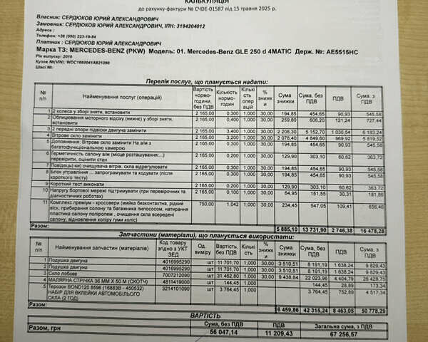 Черный Мерседес ГЛЕ-Класс, объемом двигателя 2.14 л и пробегом 298 тыс. км за 27500 $, фото 68 на Automoto.ua