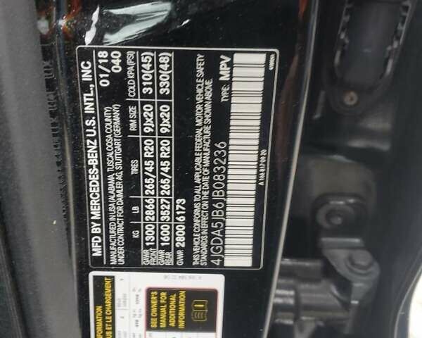 Черный Мерседес ГЛЕ-Класс, объемом двигателя 3.5 л и пробегом 110 тыс. км за 9500 $, фото 12 на Automoto.ua