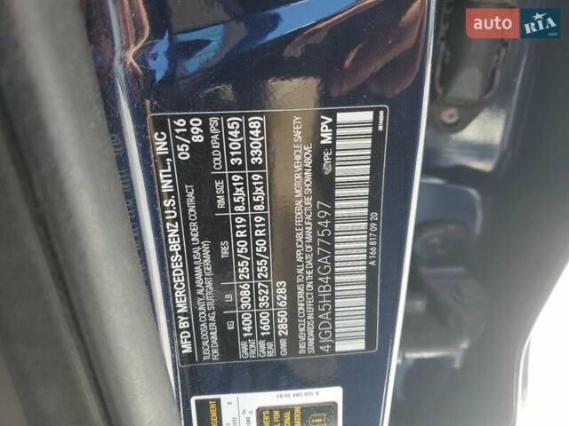 Синий Мерседес ГЛЕ-Класс, объемом двигателя 2.99 л и пробегом 134 тыс. км за 9400 $, фото 12 на Automoto.ua