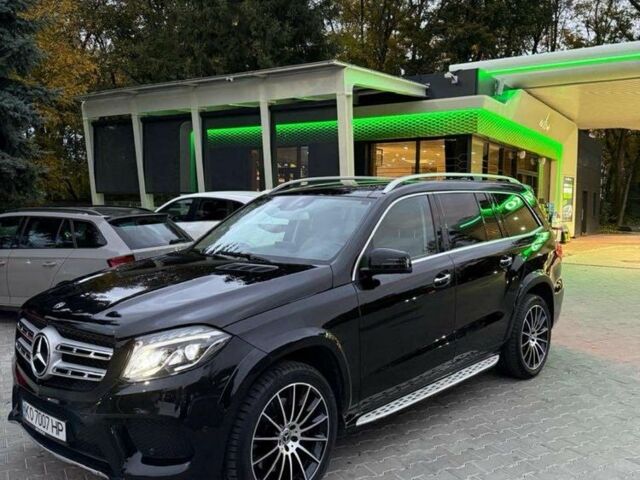 Черный Мерседес ГЛС 350, объемом двигателя 3 л и пробегом 209 тыс. км за 35800 $, фото 1 на Automoto.ua