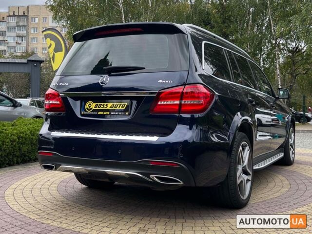 Синий Мерседес ГЛС 350, объемом двигателя 3 л и пробегом 130 тыс. км за 51000 $, фото 6 на Automoto.ua