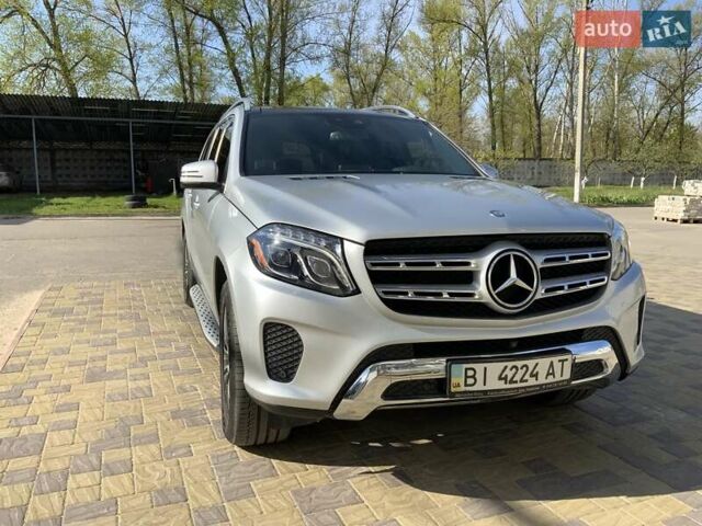 Серый Мерседес GLS 450, объемом двигателя 3 л и пробегом 44 тыс. км за 36000 $, фото 27 на Automoto.ua