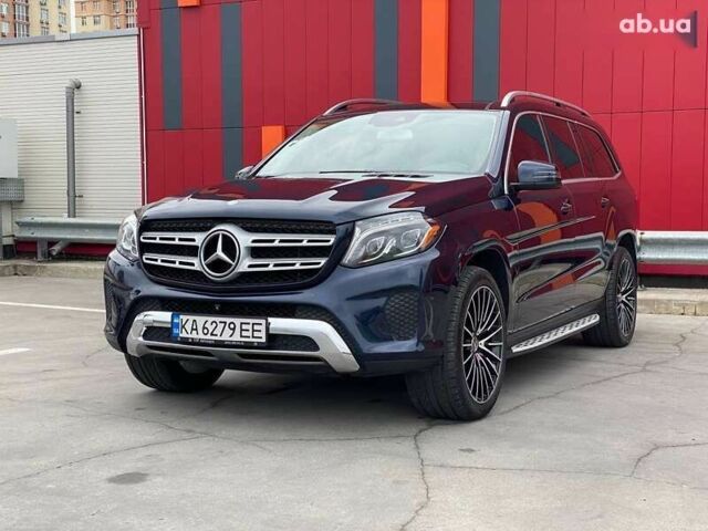 Синий Мерседес GLS 450, объемом двигателя 3 л и пробегом 205 тыс. км за 28500 $, фото 16 на Automoto.ua