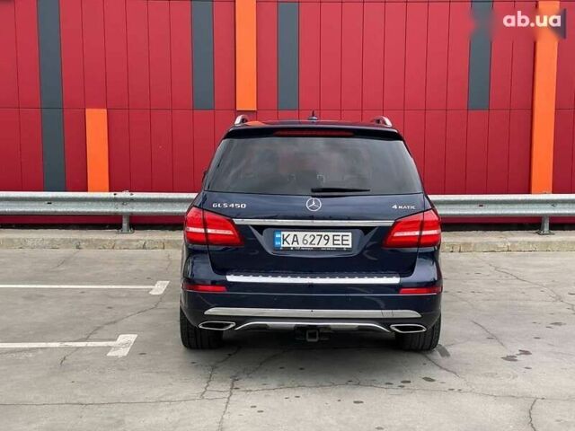 Синий Мерседес GLS 450, объемом двигателя 3 л и пробегом 205 тыс. км за 28500 $, фото 8 на Automoto.ua