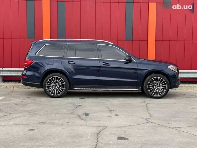 Синий Мерседес GLS 450, объемом двигателя 3 л и пробегом 205 тыс. км за 28500 $, фото 20 на Automoto.ua