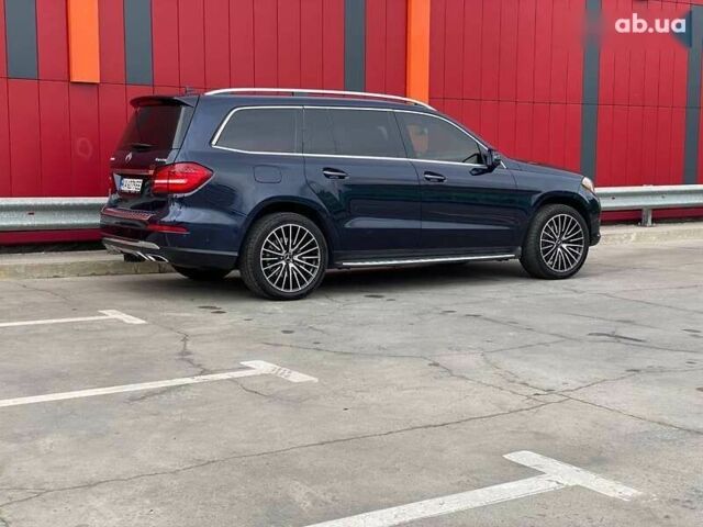 Синий Мерседес GLS 450, объемом двигателя 3 л и пробегом 205 тыс. км за 28500 $, фото 19 на Automoto.ua