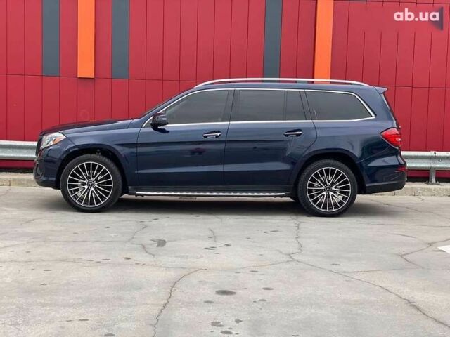 Синий Мерседес GLS 450, объемом двигателя 3 л и пробегом 205 тыс. км за 28500 $, фото 7 на Automoto.ua